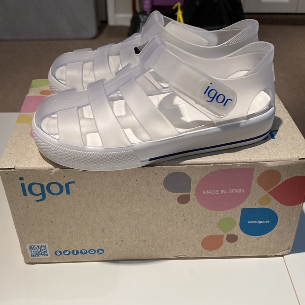 Igor toddler clear sandals